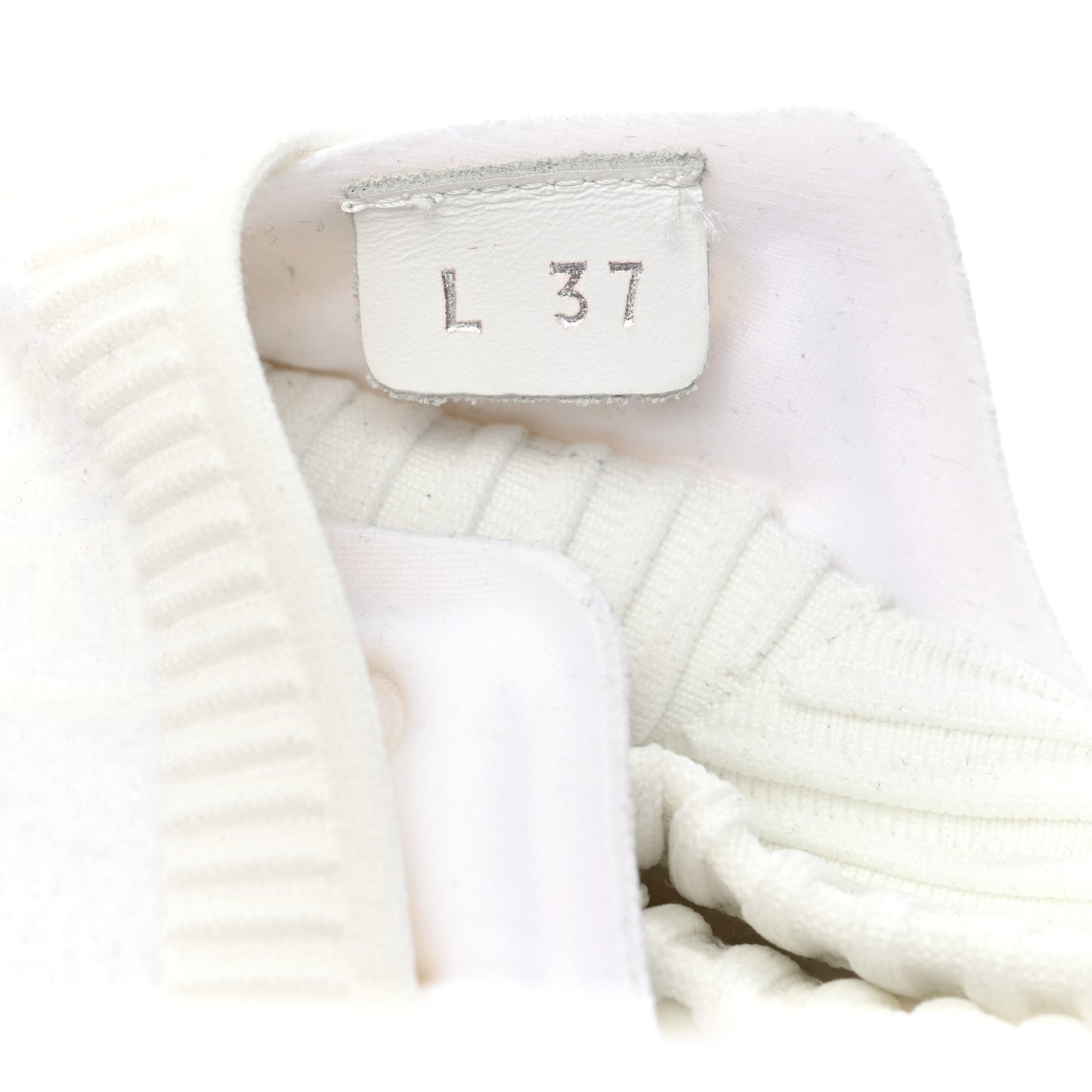 Stretch Fabric CC Sneakers 37 White