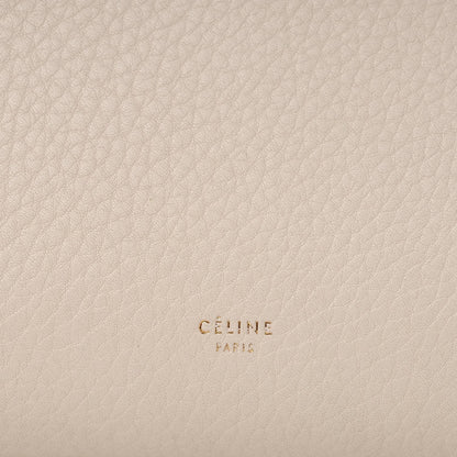 Celine Crisped Calfskin Mini Tie Knot Tote Chalk 11 of 13