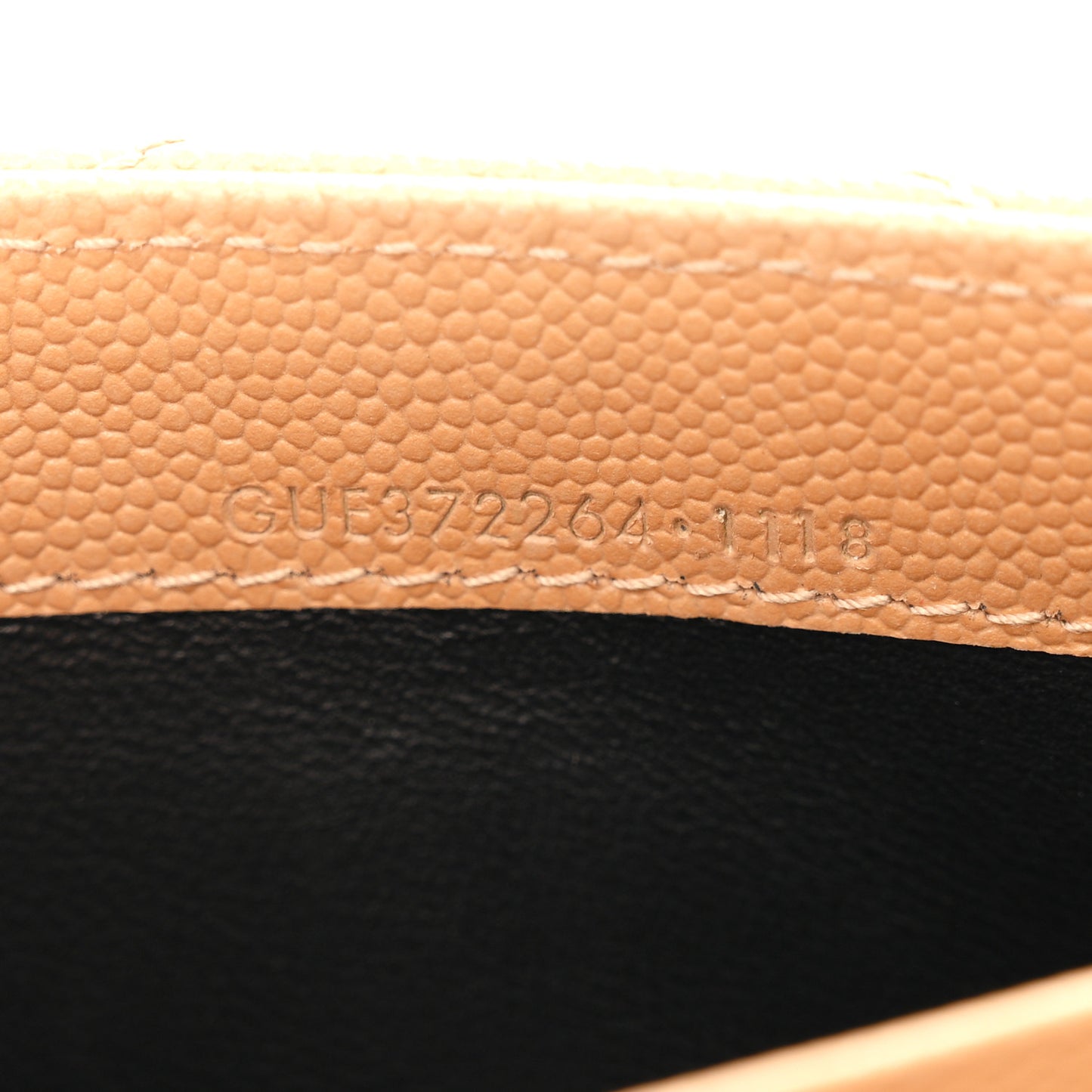 Grain De Poudre Matelasse Chevron Monogram Flap Wallet Cork