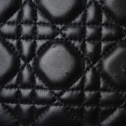 Christian Dior Lambskin Cannage Small Lucky Badges My Lady Dior Black 11 of 22