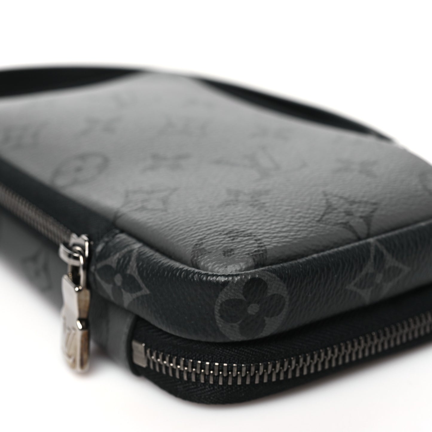 Monogram Eclipse Reverse Double Phone Pouch