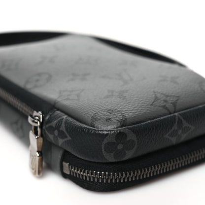 Louis Vuitton Monogram Eclipse Reverse Double Phone Pouch 9 of 10