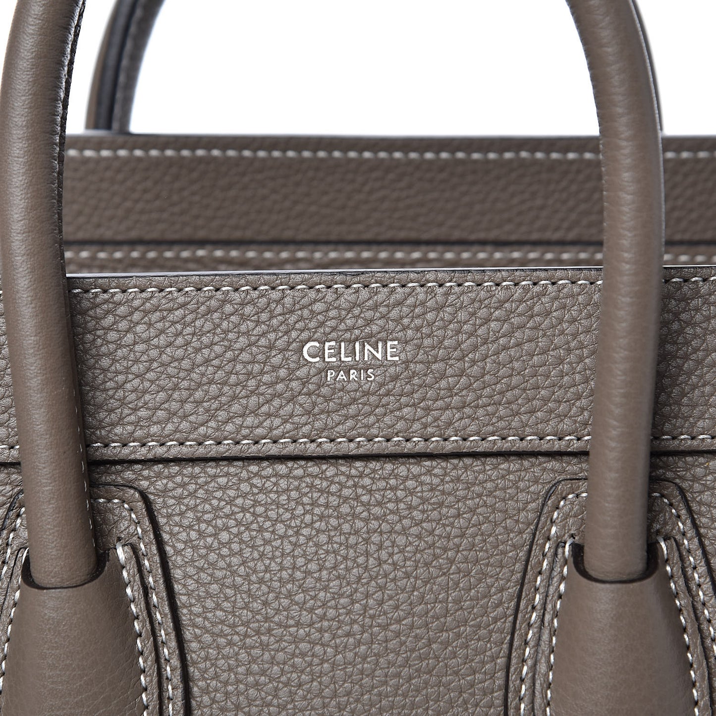 Drummed Calfskin Nano Luggage Souris