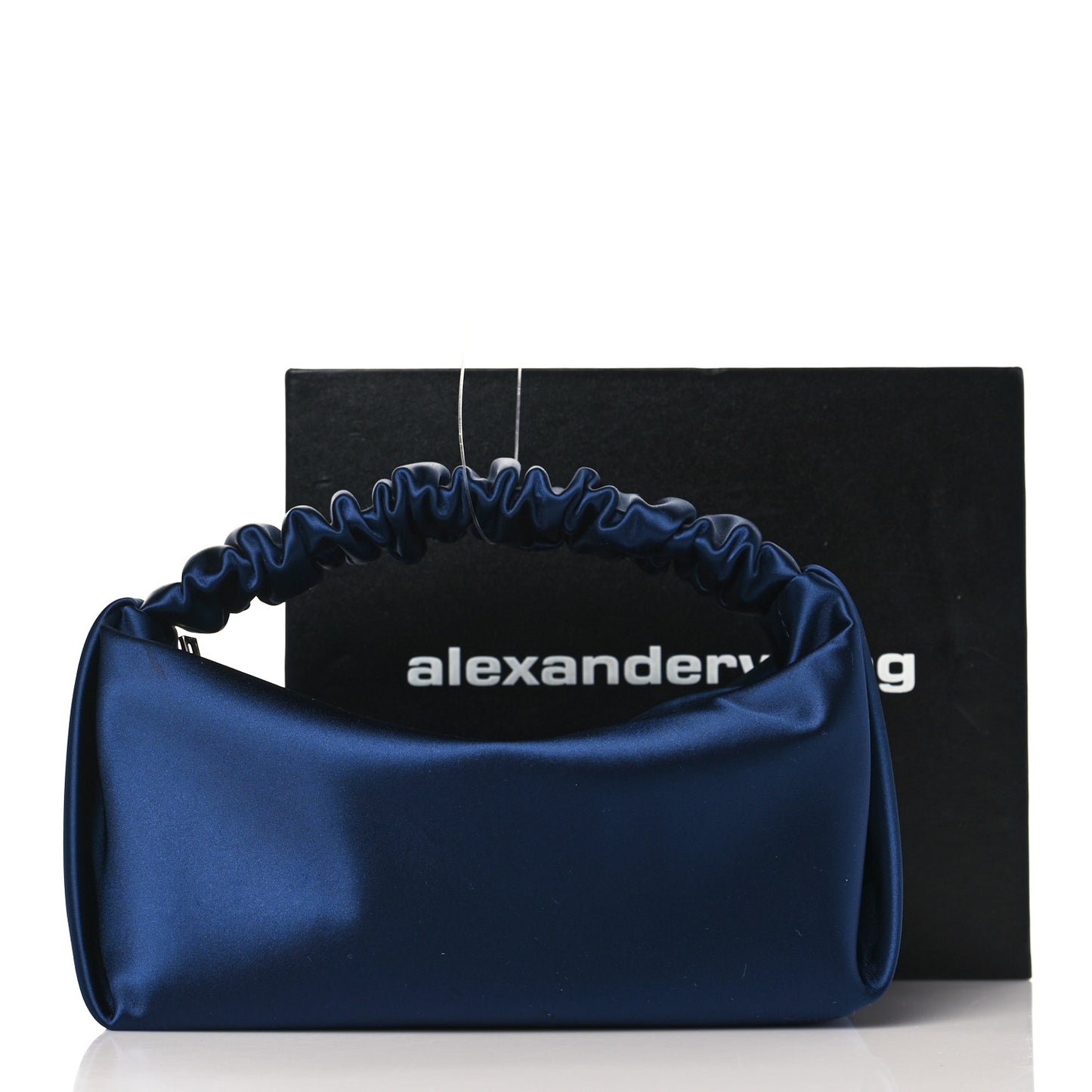 Satin Mini Scrunchie Bag Night Sky