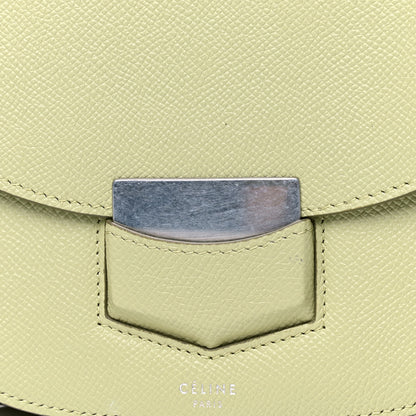 Celine Grained Calfskin Small Trotteur Jade 2 of 6