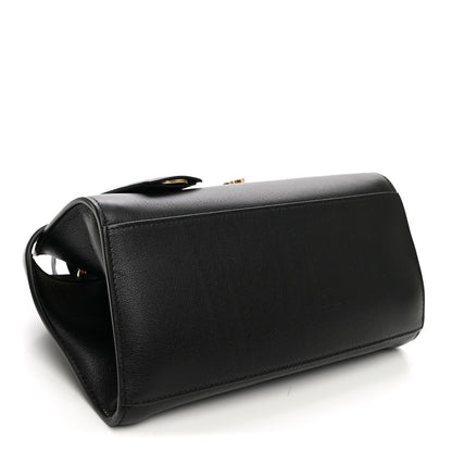 Salvatore Ferragamo Calfskin Mini Hug Bag Black 4 of 9
