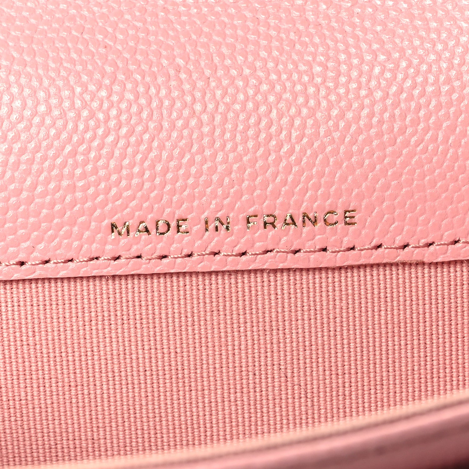 Chanel Caviar Quilted Flap Card Holder Wallet Light Pink 7 of 12