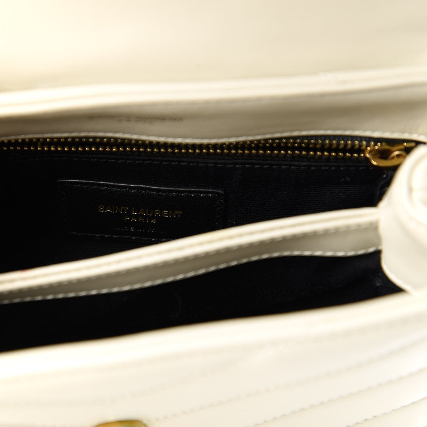Calfskin Y Quilted Monogram Toy Loulou Crossbody Bag Ivory