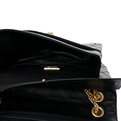 Chanel Aged Calfskin Lucky Charms 2.55 Reissue 225 Flap Black 5 of 9