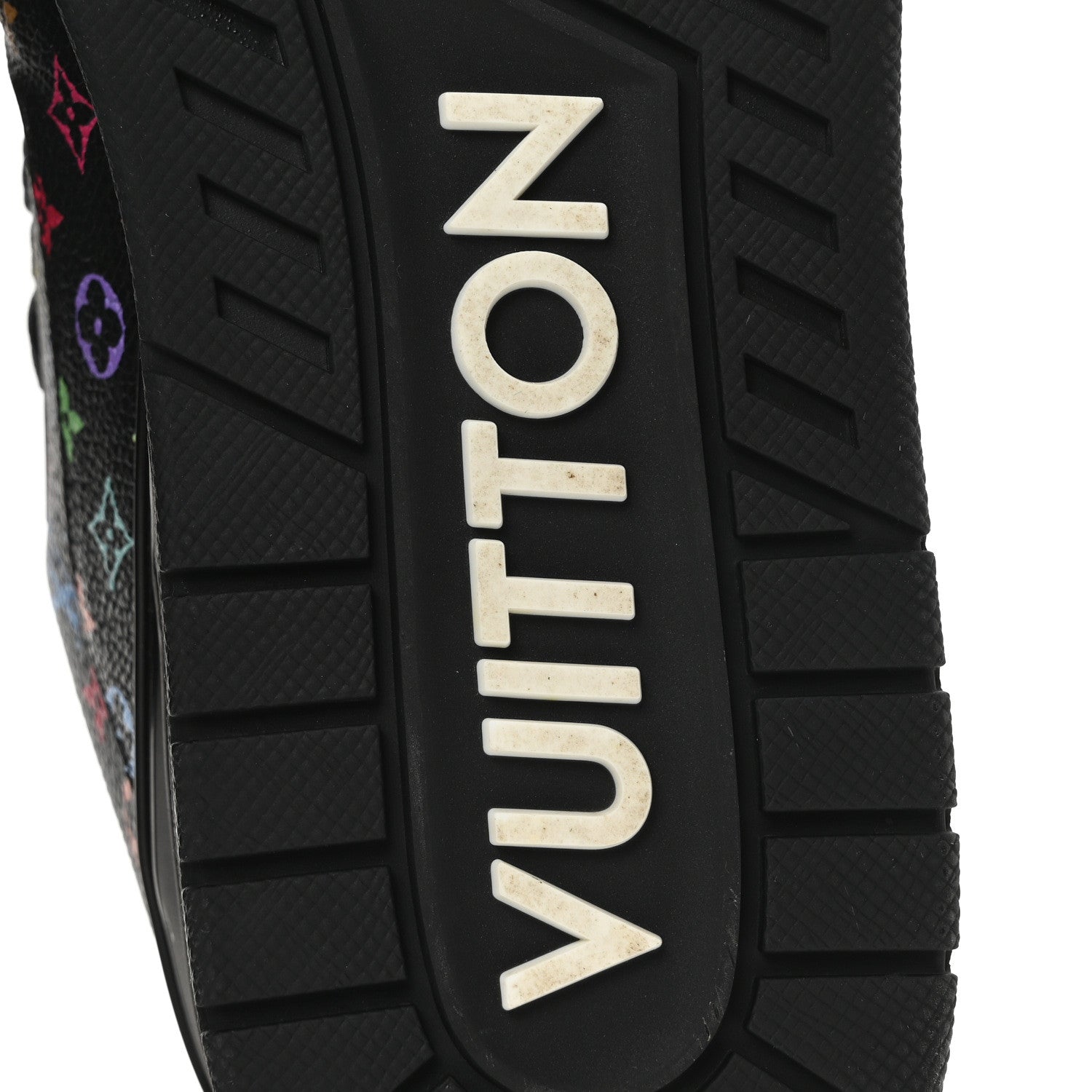 Louis Vuitton LV X TM Calfskin Monogram Multicolor LV Trainer Sneakers 8 Black 7 of 9