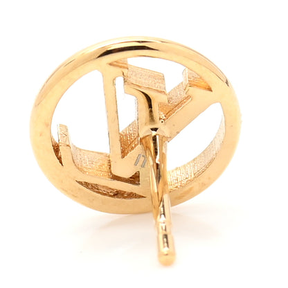 Louis Vuitton Metal Crazy In Lock Earrings Set Gold 4 of 5