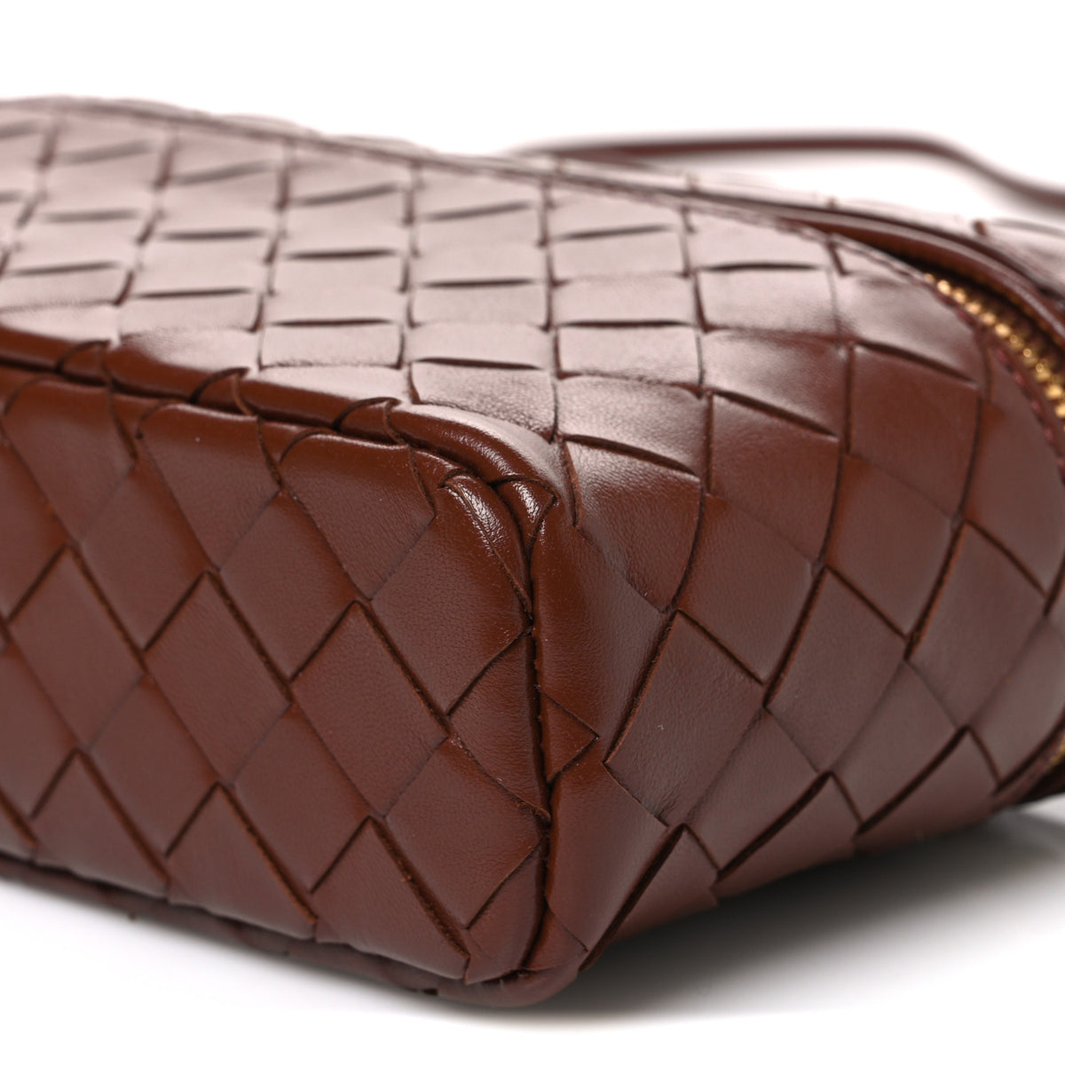 Nappa Intrecciato Bang Bang Vanity Case Sapele