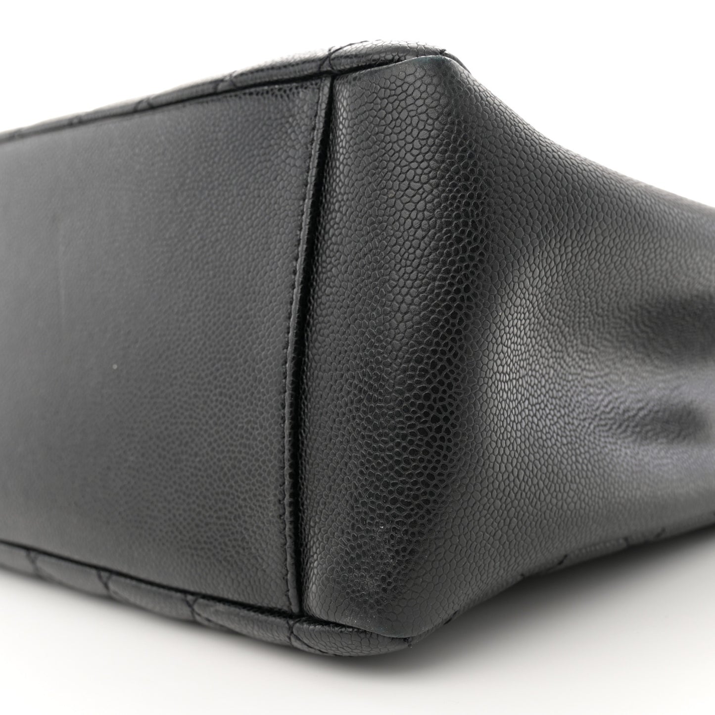 Caviar Quilted Grand Shopping Tote GST Black