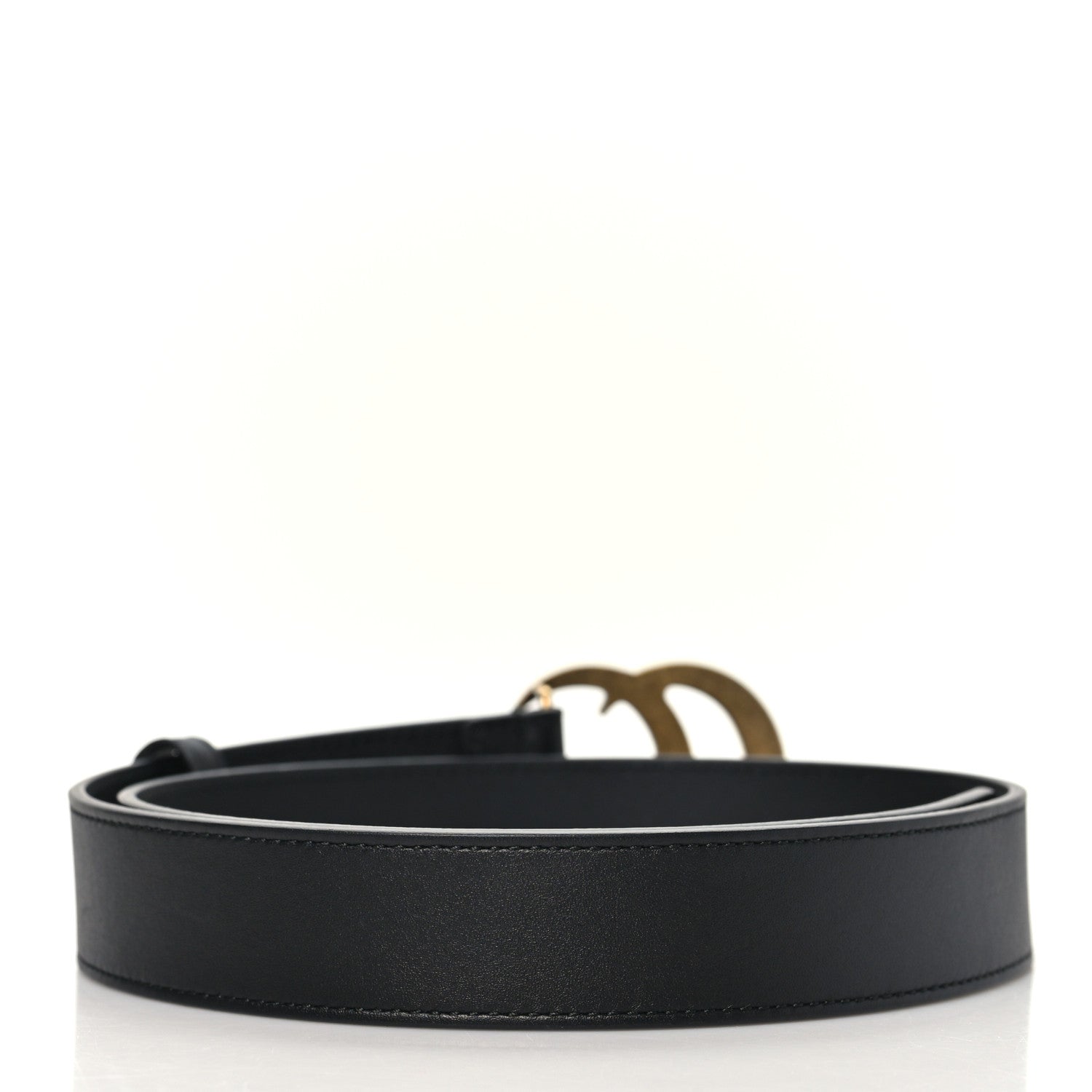Gucci Calfskin Double G 30mm Belt 75 30 Black 3 of 6