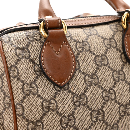Gucci GG Supreme Monogram Mini Boston Beige Tuscany 12 of 13
