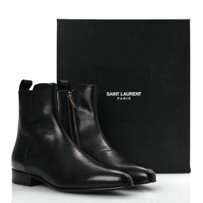 Saint Laurent Calfskin Mens Eli 25 Bootie 43 Black 12 of 12