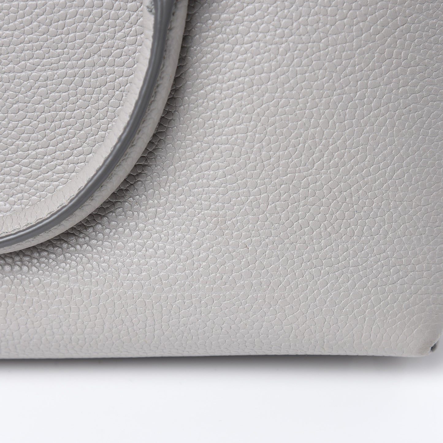 Grained Calfskin Small Ella Boston Dove
