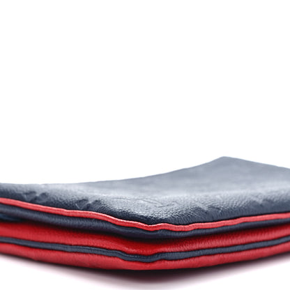 Louis Vuitton Empreinte Double Zip Pochette Marine Rouge 7 of 9