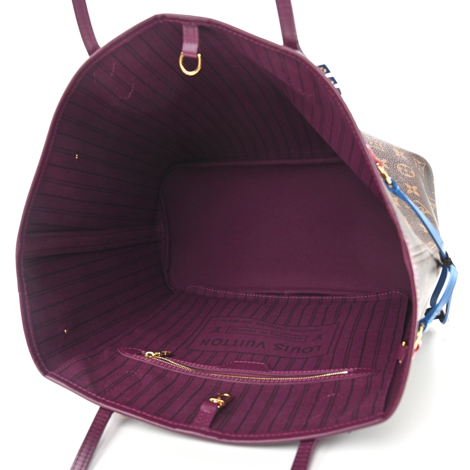 Louis Vuitton Monogram Totem Neverfull MM Magenta 5 of 10