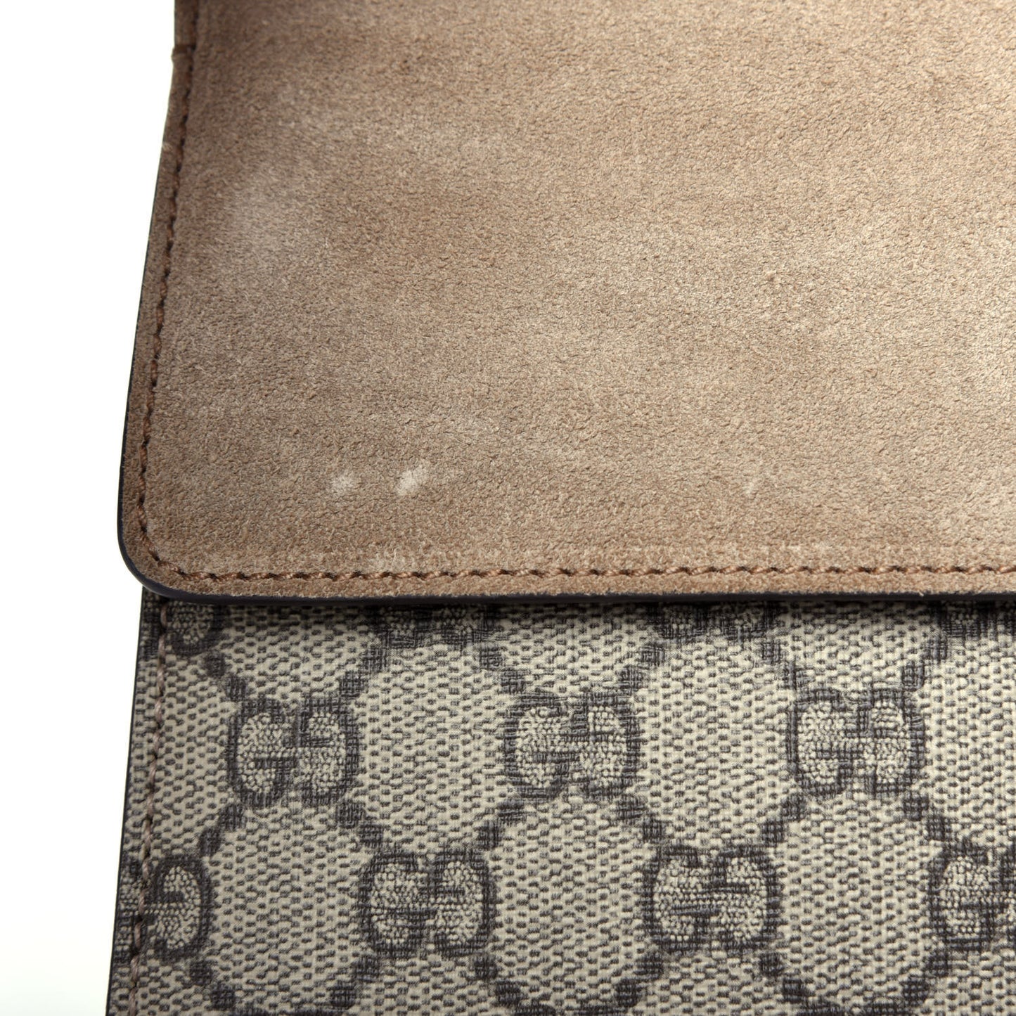 GG Supreme Monogram Small Dionysus Shoulder Bag Taupe