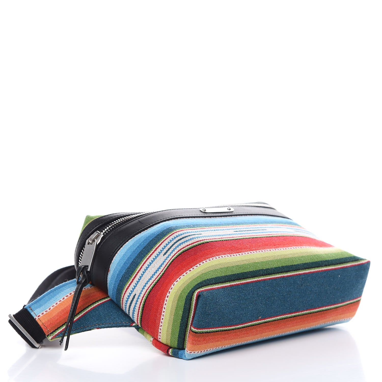 Saint Laurent Wool Mexican Jacquard City Belt Bag Multicolor 4 of 12