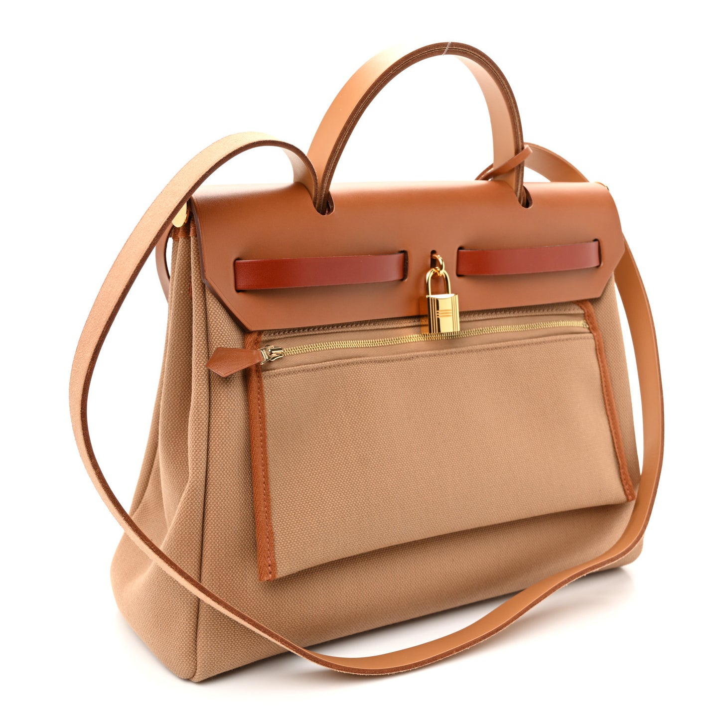 Military Toile Vache Hunter Herbag Zip Retourne 31 PM Chai Fauve Naturel Cuivre