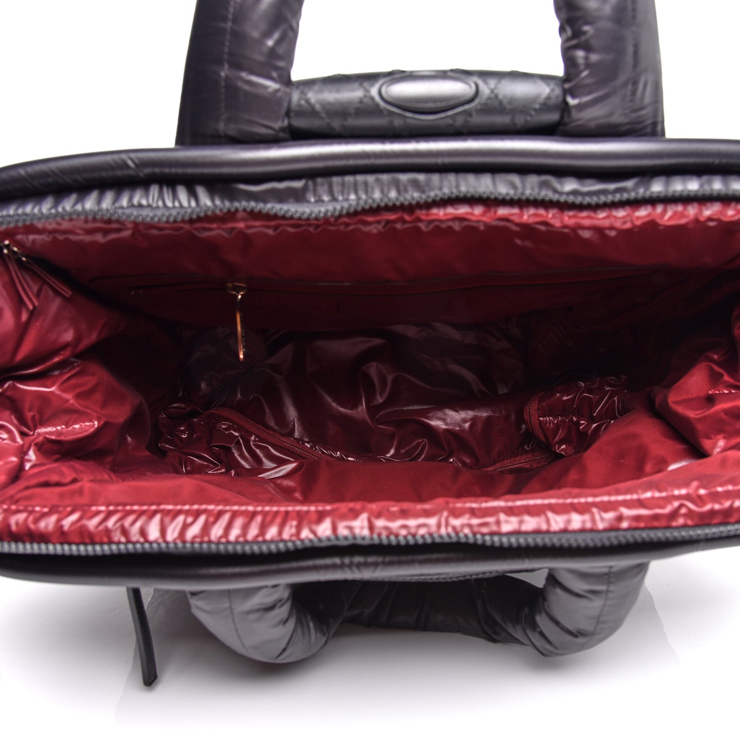Nylon Quilted Coco Cocoon Trolley Black