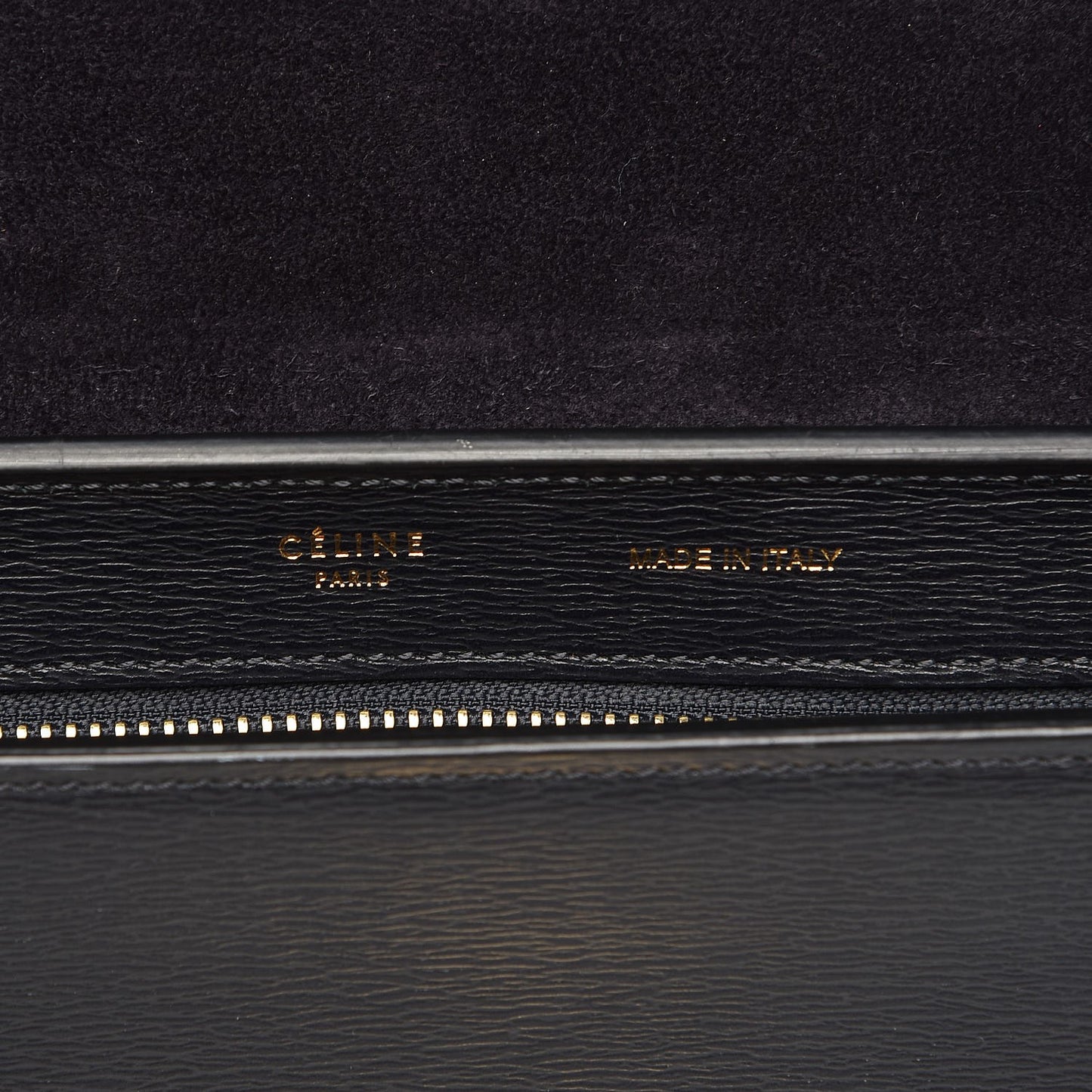 Liege Calfskin Small Trapeze Black