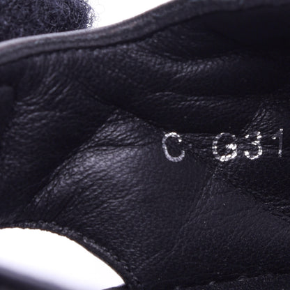 Chanel Lambskin Velcro Dad Sandals 40.5 Black 9 of 10