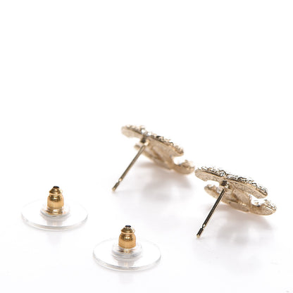 Chanel Metal Pearl CC Earrings Gold 4 of 5