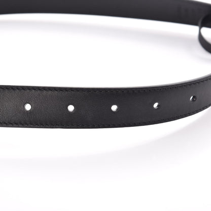 Gucci Calfskin Crystal Double G 30mm Belt 75 30 Black 5 of 6