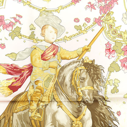 Hermes Silk Les Petits Princes Scarf 90 2 of 4