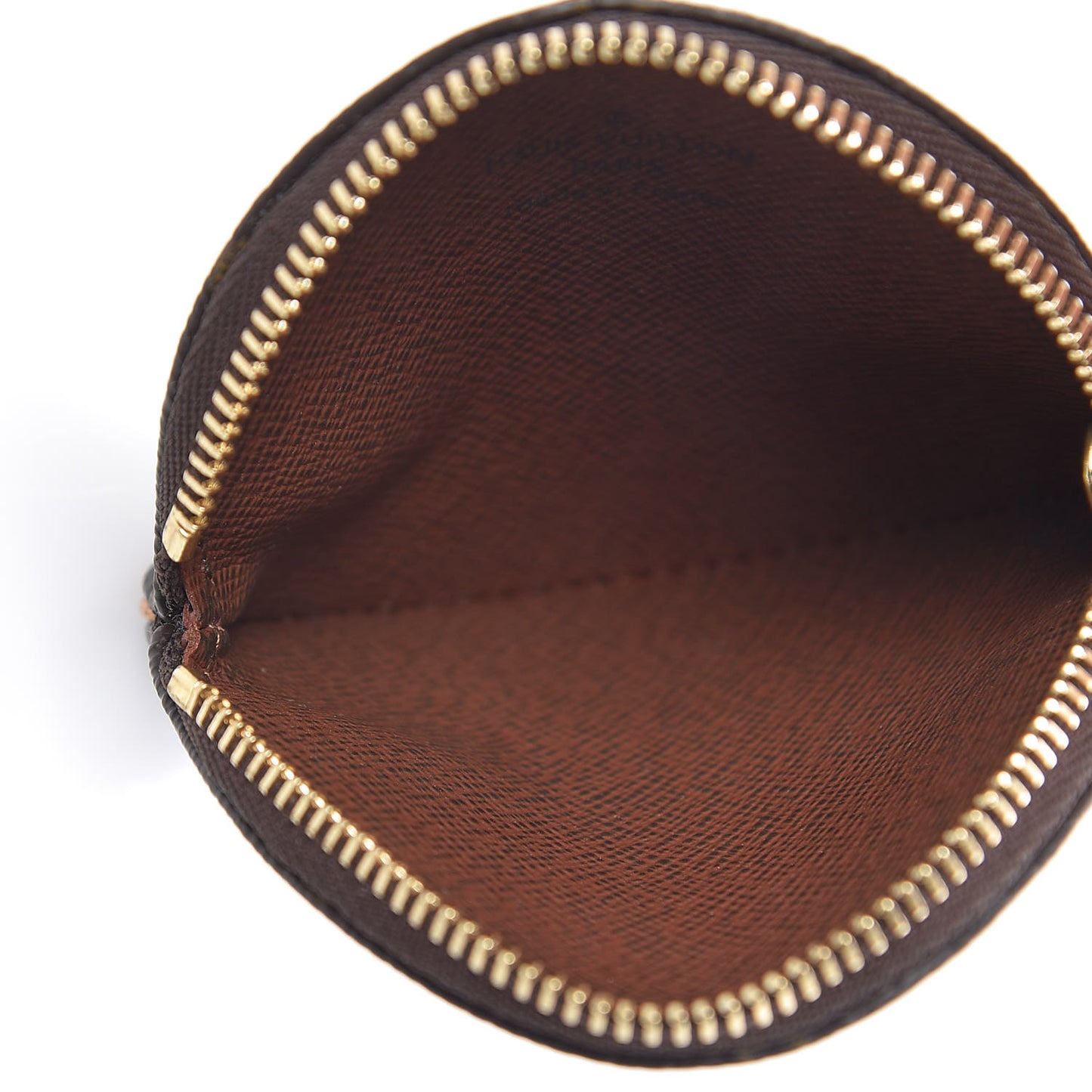 Monogram Round Coin Purse