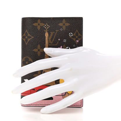 Louis Vuitton Monogram 2019 Christmas Animation Passport Cover Rouge 2 of 8