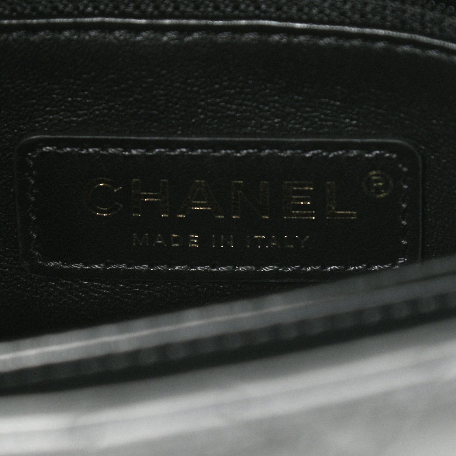 Chanel Calfskin Crystal Quilted Mini Coco Handle Flap Black Black 6 of 10