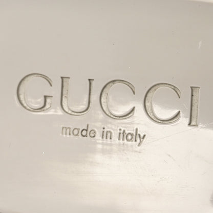 Gucci Rubber Gucci Logo Womens Platform 20/60mm Slide Sandals 35 Mystic White 9 of 14