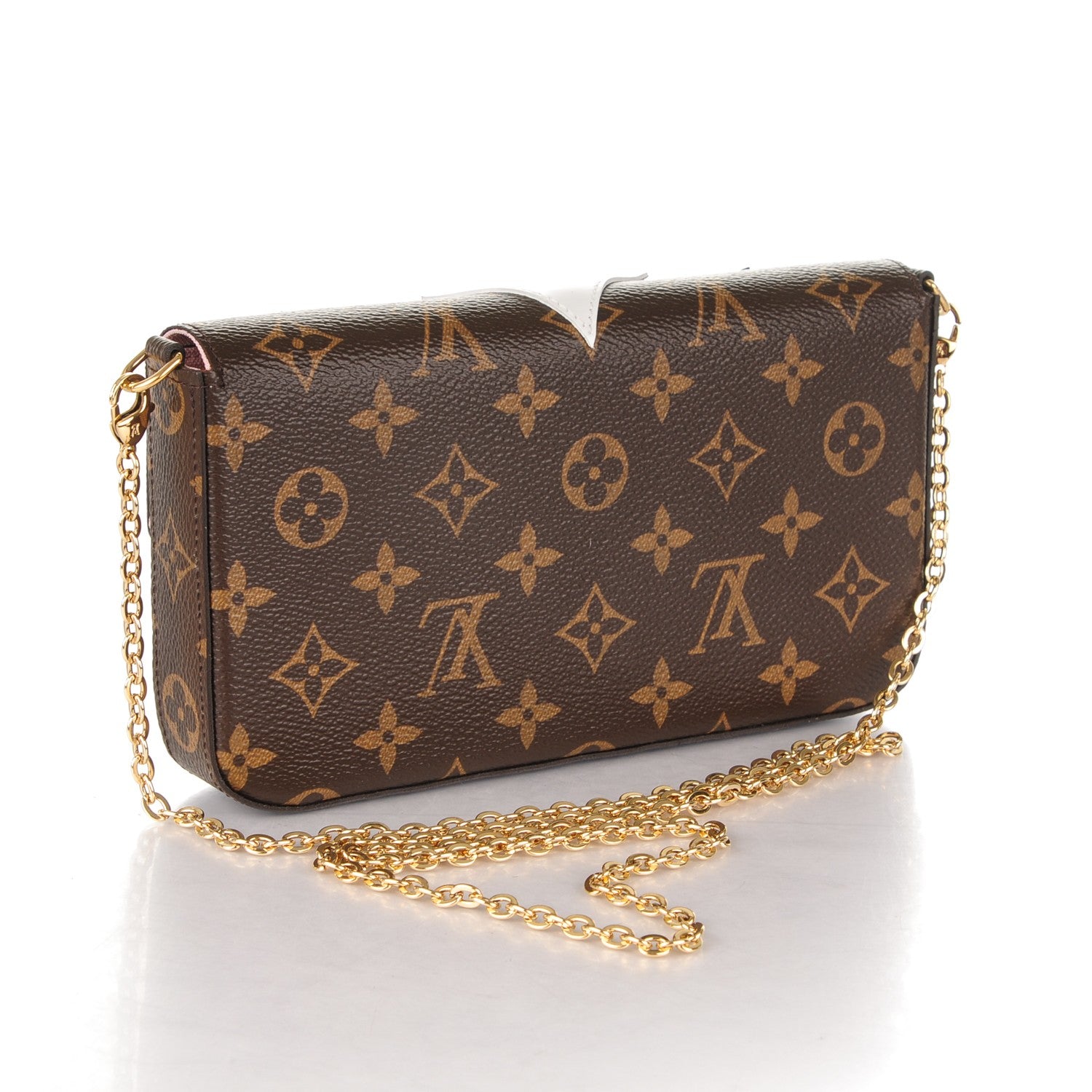 Louis Vuitton Monogram Lovely Birds Pochette Felicie Chain Wallet 3 of 8