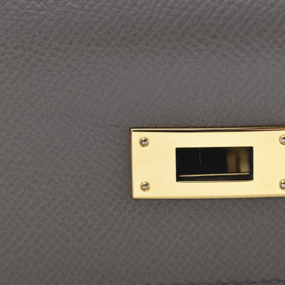 Hermes Epsom Kelly Sellier 28 Etain 24 of 41