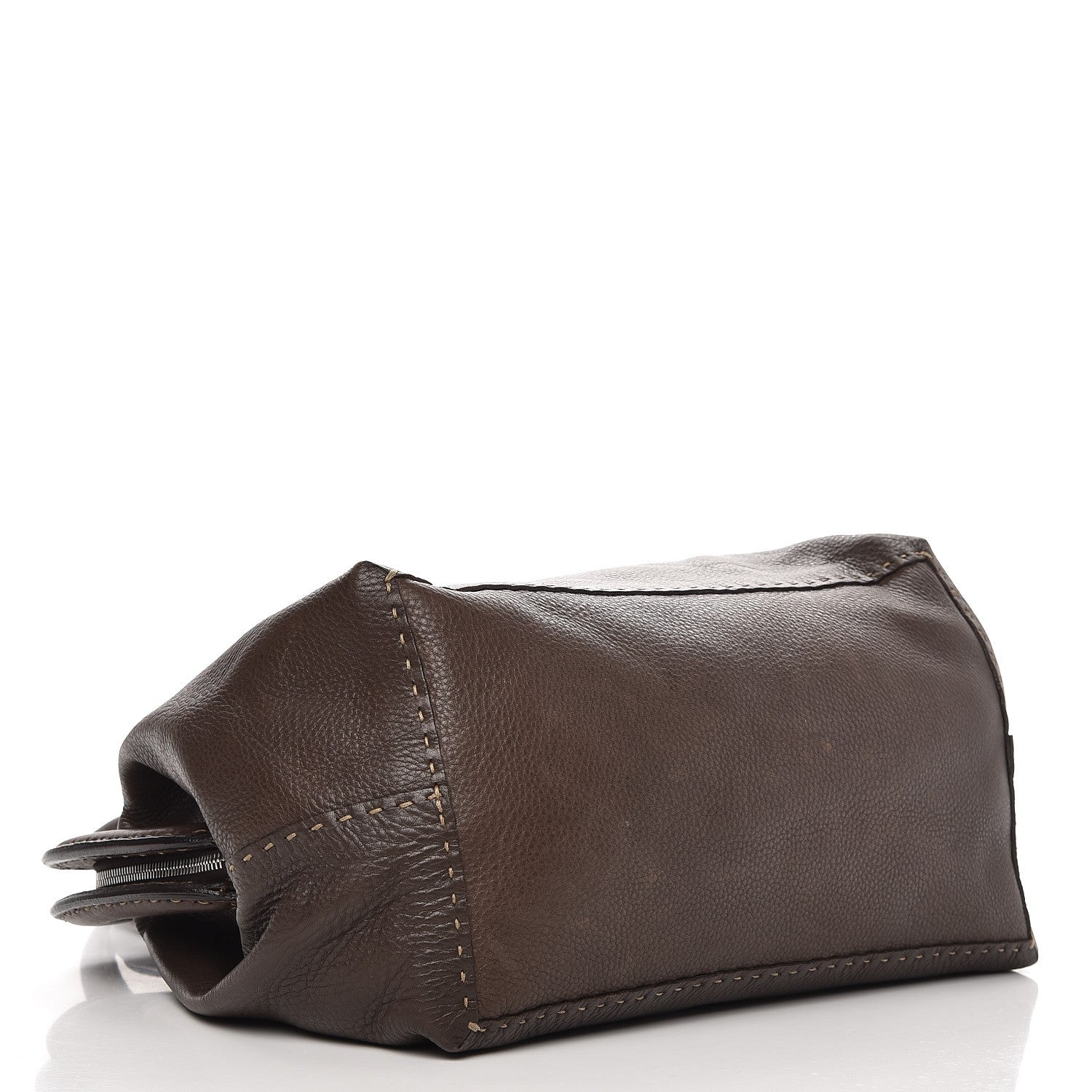 Fendi Cuoio Romano Selleria Adele 1328 Bag Moro 4 of 18