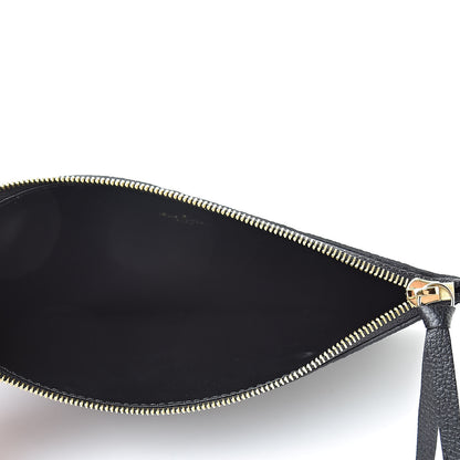 Louis Vuitton Empreinte Felicie Chain Wallet Zippered Insert Black 5 of 7