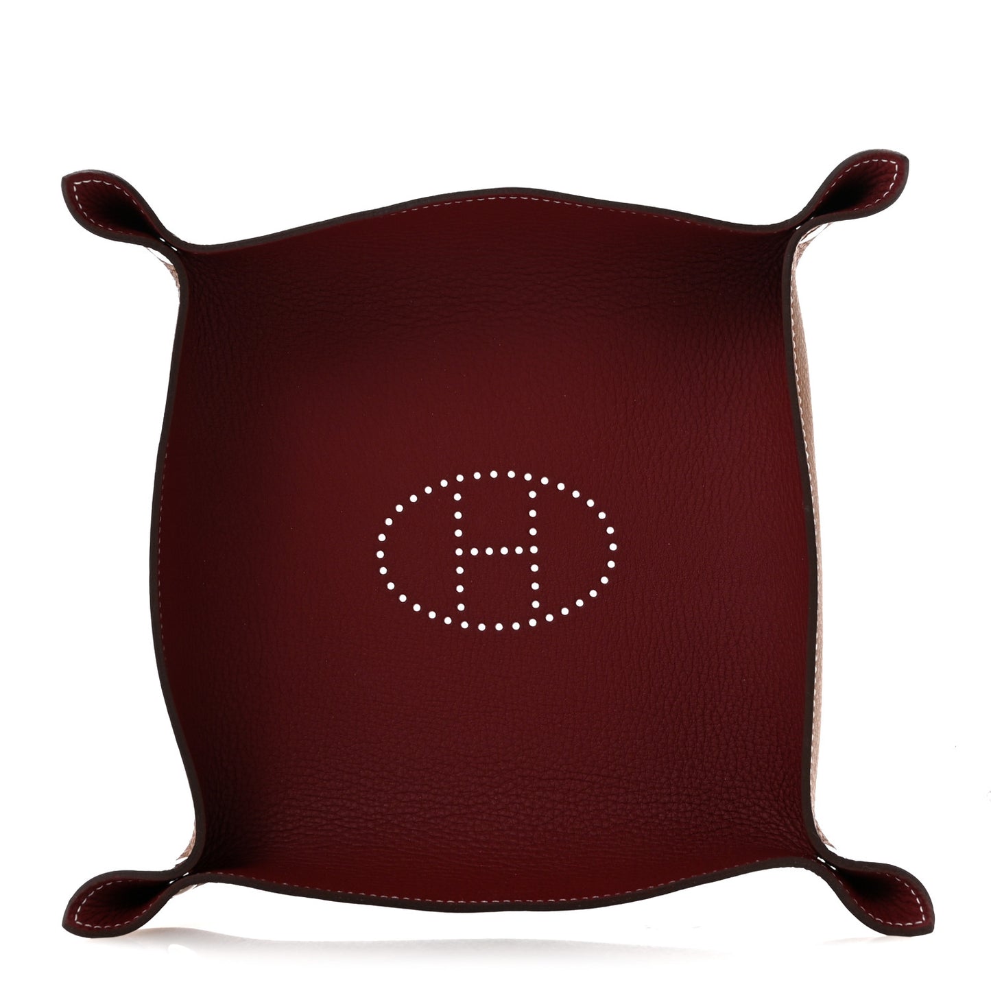 Taurillon Clemence Mises et Relances Change Tray Rouge H Fauve