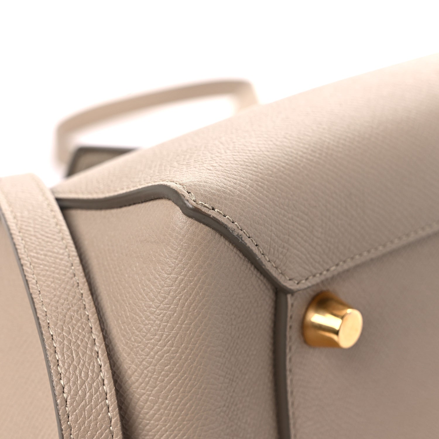 Celine Grained Calfskin Mini Belt Bag Light Taupe 8 of 14