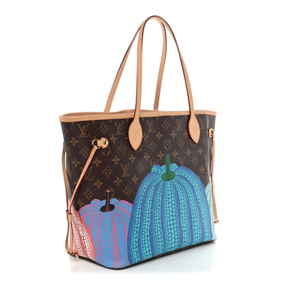 Louis Vuitton LV X YK Monogram Kusama Pumpkin Neverfull MM 4 of 11