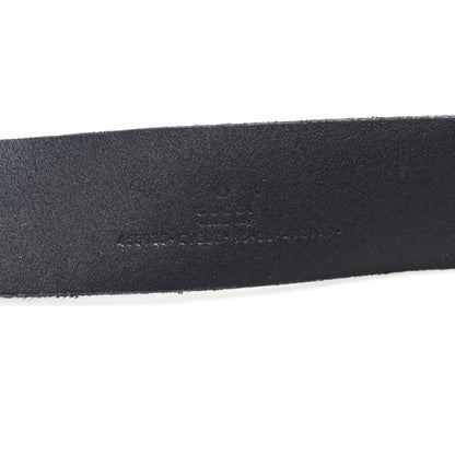 Gucci Calfskin Snake Belt 95 38 Black 4 of 4