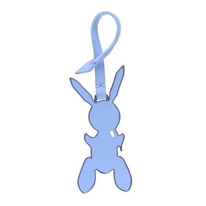 Louis Vuitton Calfskin Jeff Koons Masters LV Rabbit Bag Charm Blue 1 of 4