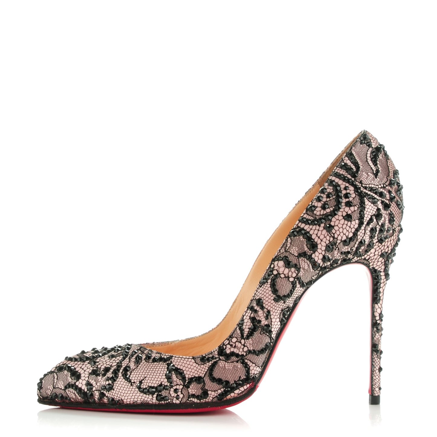 Strass Lace Jazz Calf Corneille 100 Pumps 40 Black