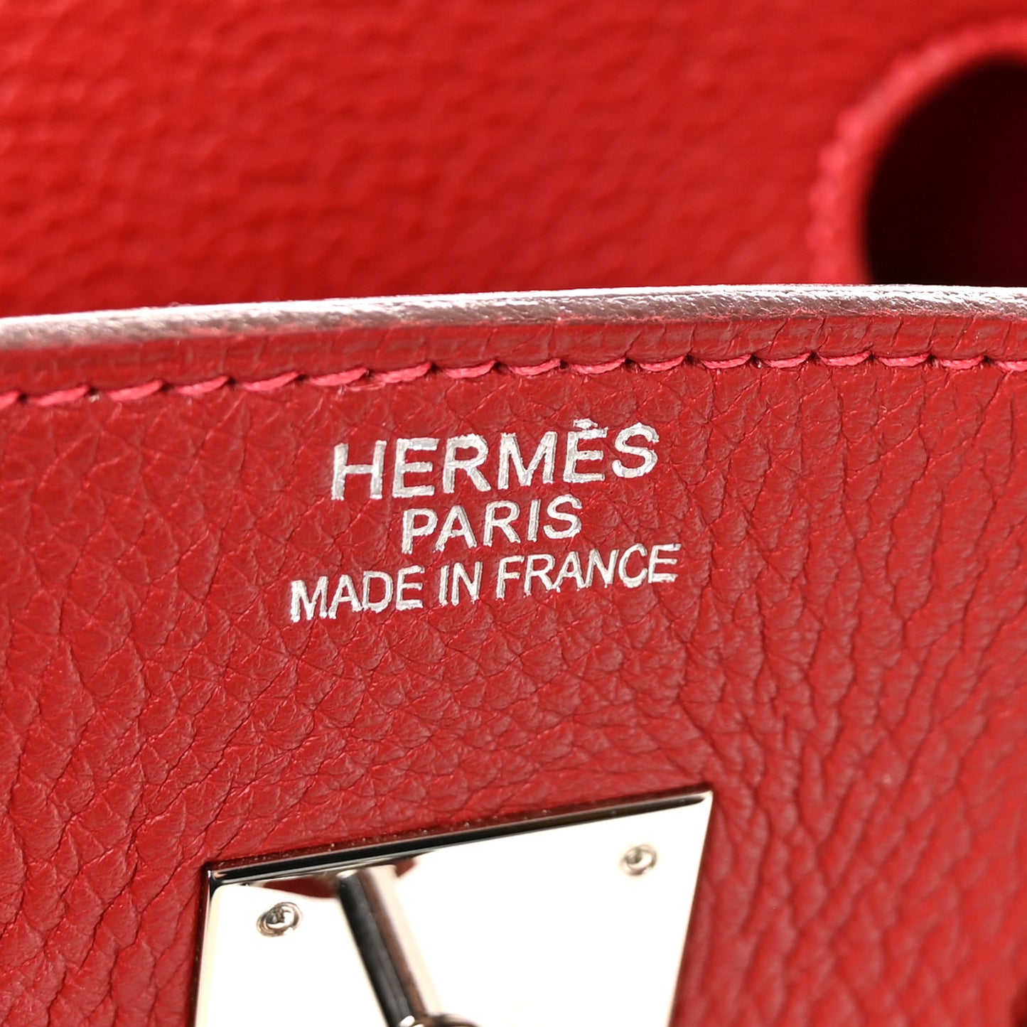 Togo Birkin 35 Rouge Vif