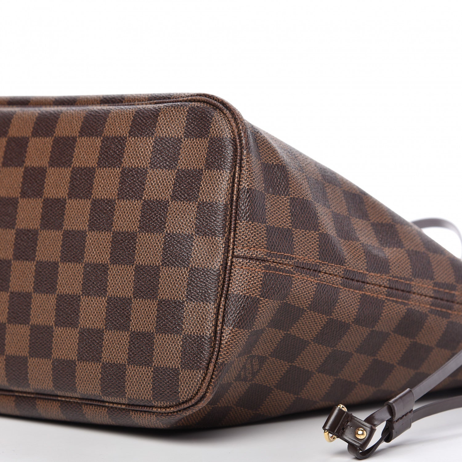 Louis Vuitton Damier Ebene Neo Neverfull MM Rose Ballerine 7 of 9