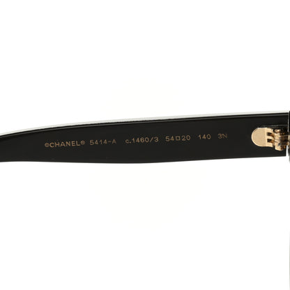 Chanel Acetate CC Butterfly Sunglasses 5414 Black 5 of 9