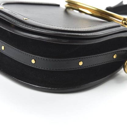 Chloe Calfskin Small Nile Bracelet Bag Black 7 of 9